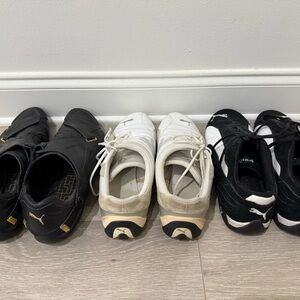 Puma Black and White Shoe Collection